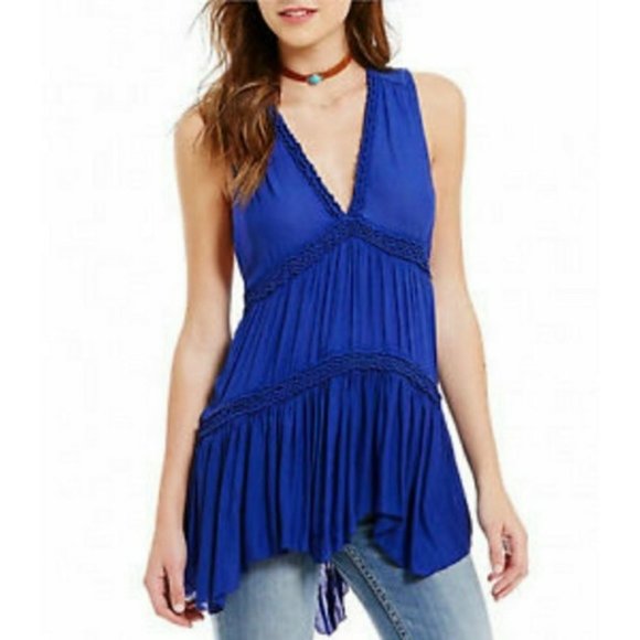 Free People Bohemian Top, Size XSmall - Picture 1 of 9